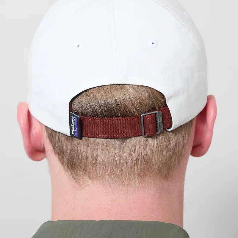 Patagonia Fitz Roy Icon Trad Cap Text Logo Dried Vanilla-4