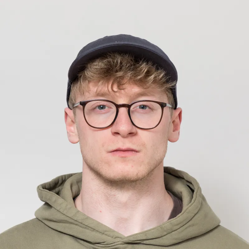 Patagonia Fitz Roy Icon Trad Cap Text Logo Smolder Blue-1