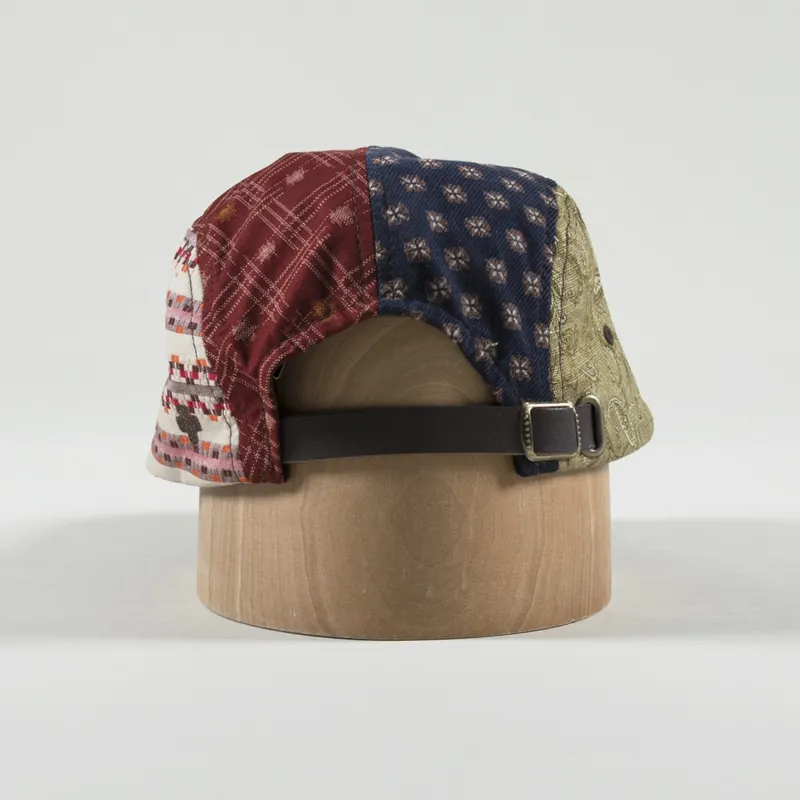 Beams Plus 5 Panel Cap Multi Brown-1
