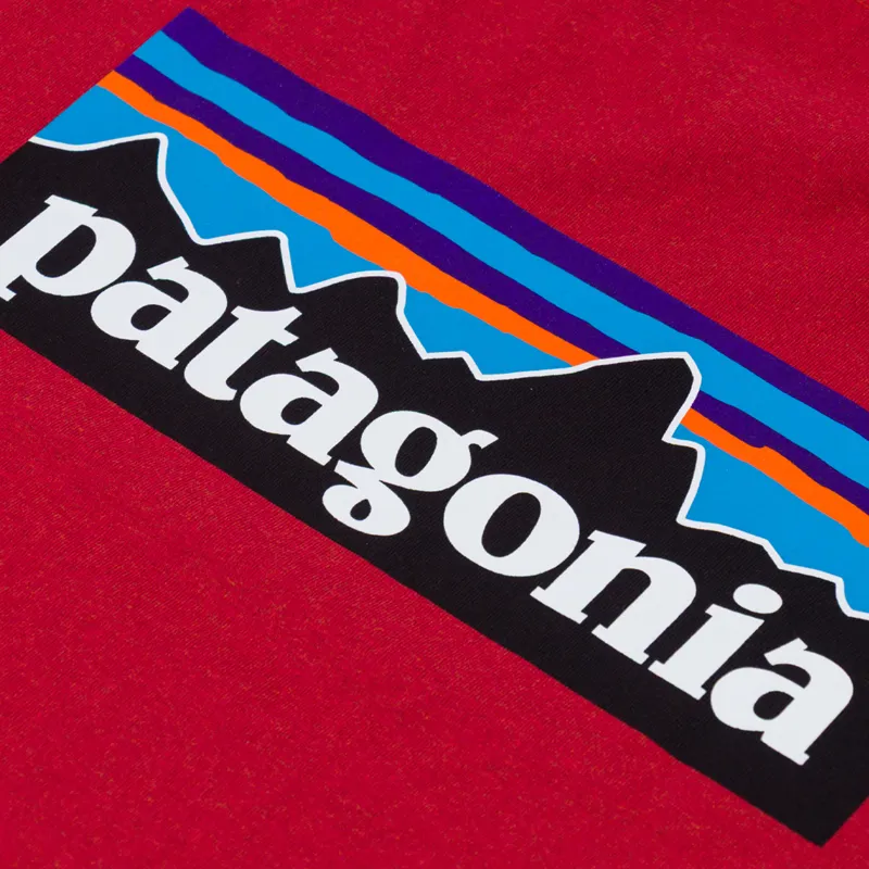 Patagonia P-6 Logo Responsibili-Tee Amanita Red-4