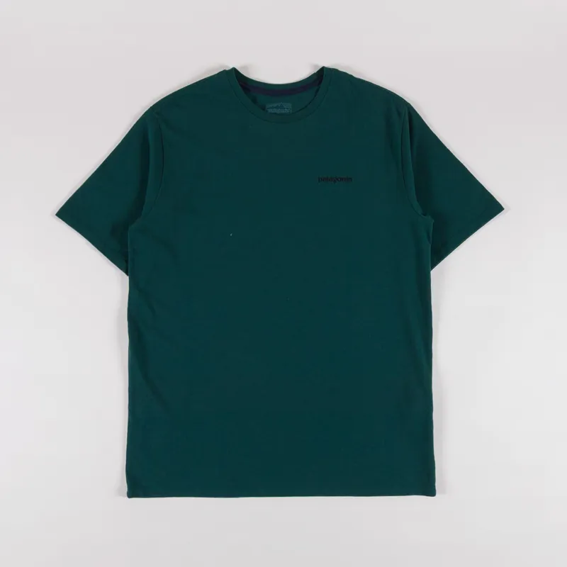 Patagonia P-6 Logo Responsibili-Tee Cascade Green-1