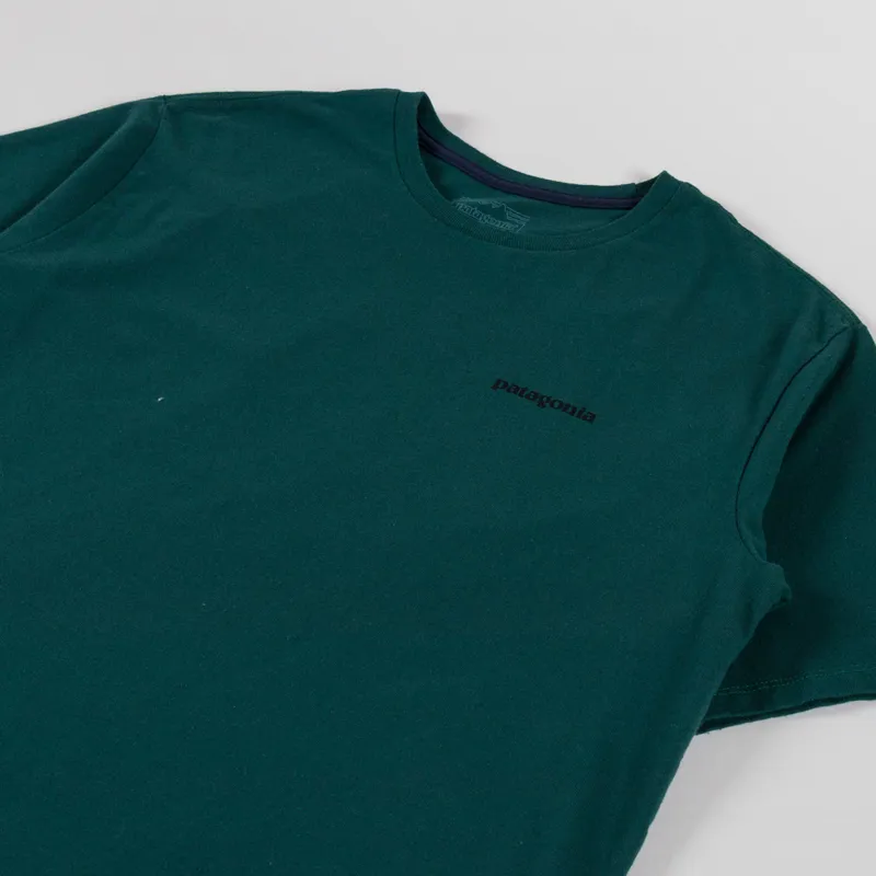 Patagonia P-6 Logo Responsibili-Tee Cascade Green-3