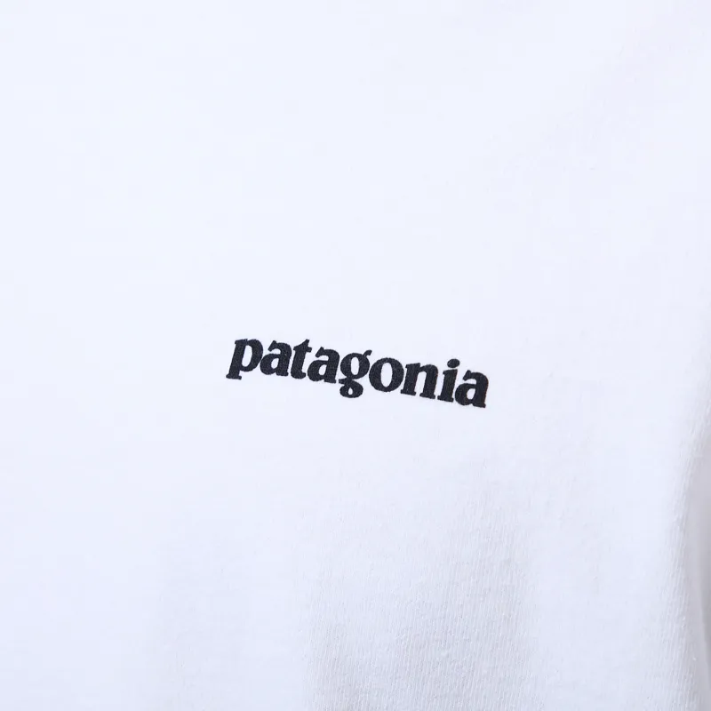 Patagonia P-6 Logo Responsibili-Tee Fiber White-4