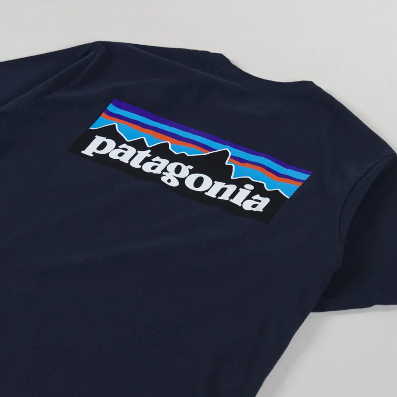 Patagonia P-6 Logo Responsibili-Tee New Navy-2
