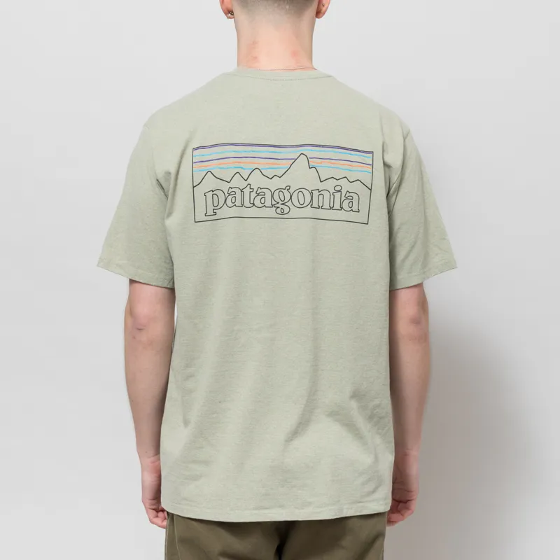 Patagonia P-6 Logo Responsibili-Tee Outline Gumtree Green-3