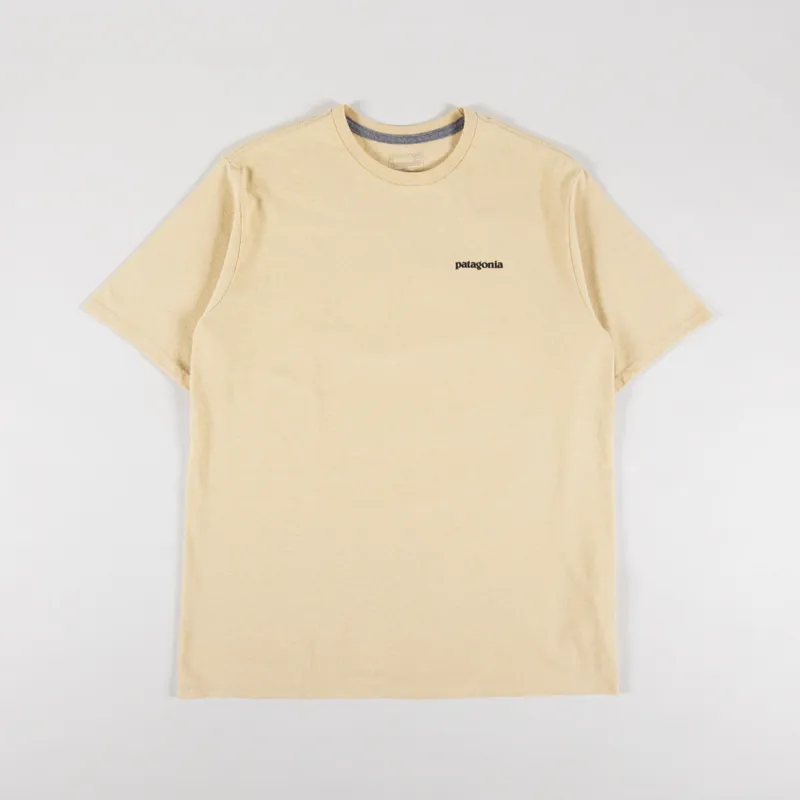 Patagonia P-6 Logo Responsibili-Tee Beeswax Tan-1