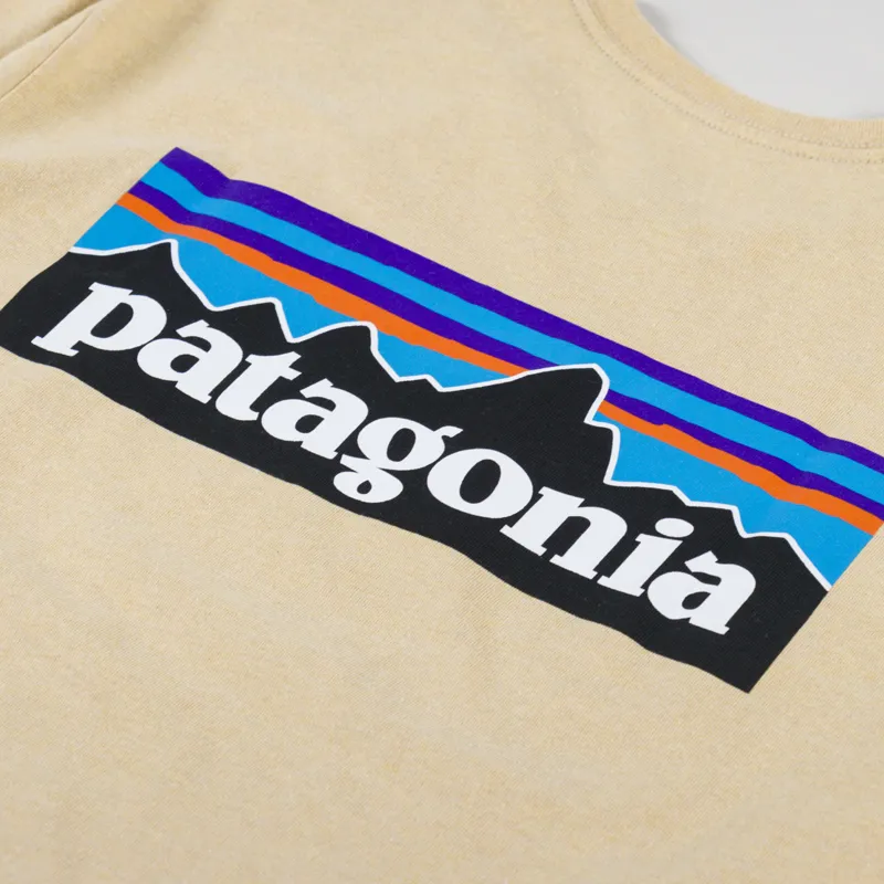 Patagonia P-6 Logo Responsibili-Tee Beeswax Tan-4