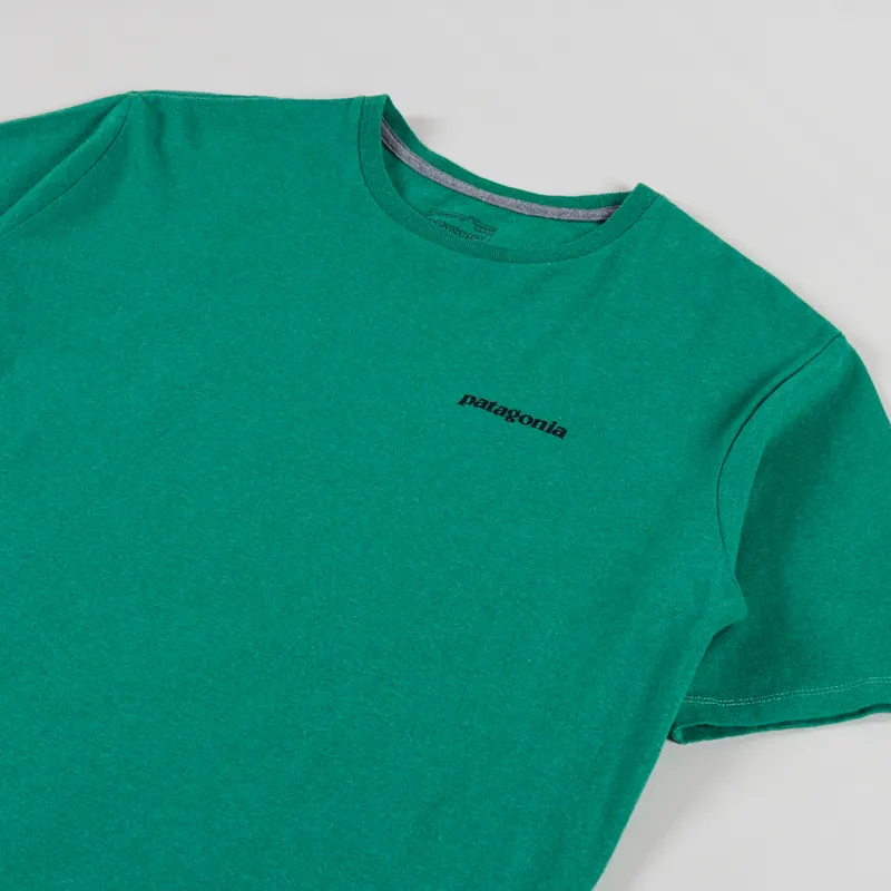 Patagonia P-6 Logo Responsibili-Tee P6 Outline Heartleaf Green-3