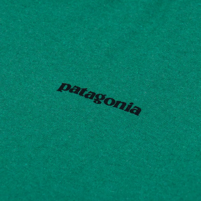 Patagonia P-6 Logo Responsibili-Tee P6 Outline Heartleaf Green-5