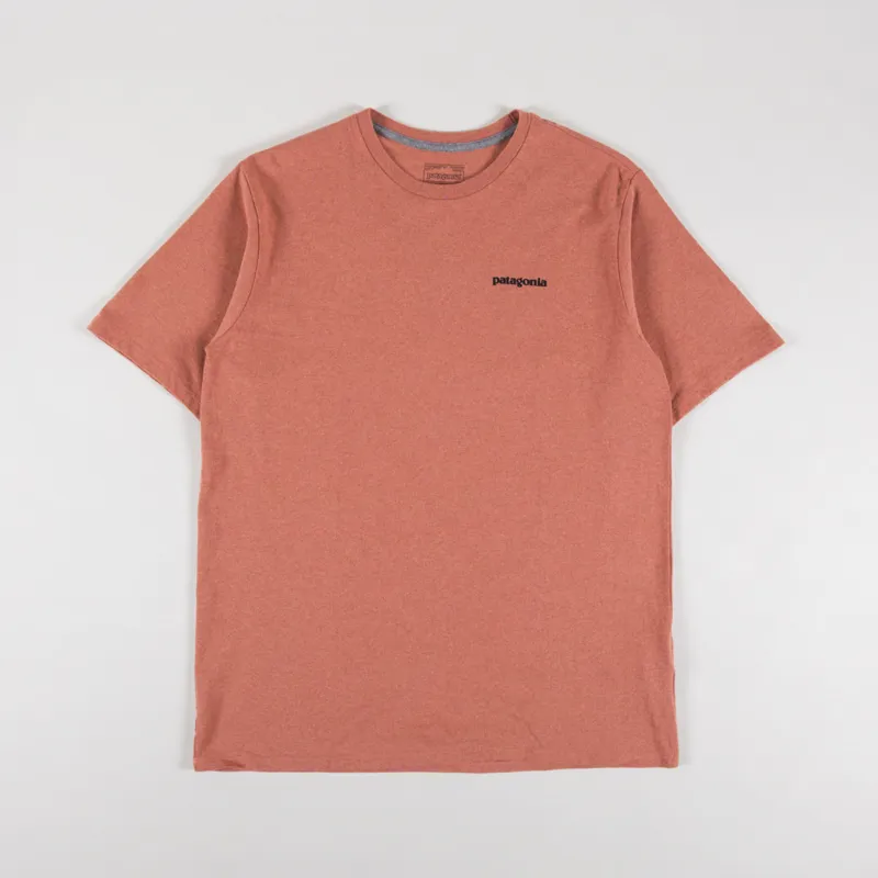 Patagonia P-6 Logo Responsibili-Tee Redtail Rust-1