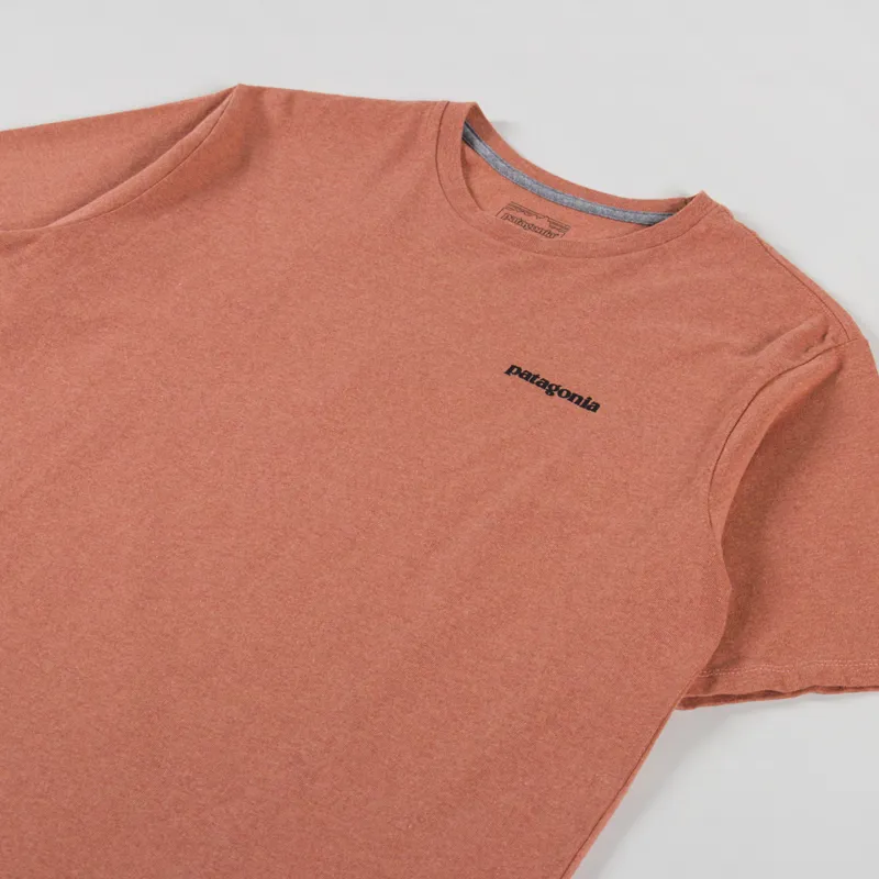 Patagonia P-6 Logo Responsibili-Tee Redtail Rust-3