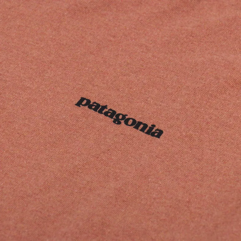 Patagonia P-6 Logo Responsibili-Tee Redtail Rust-5