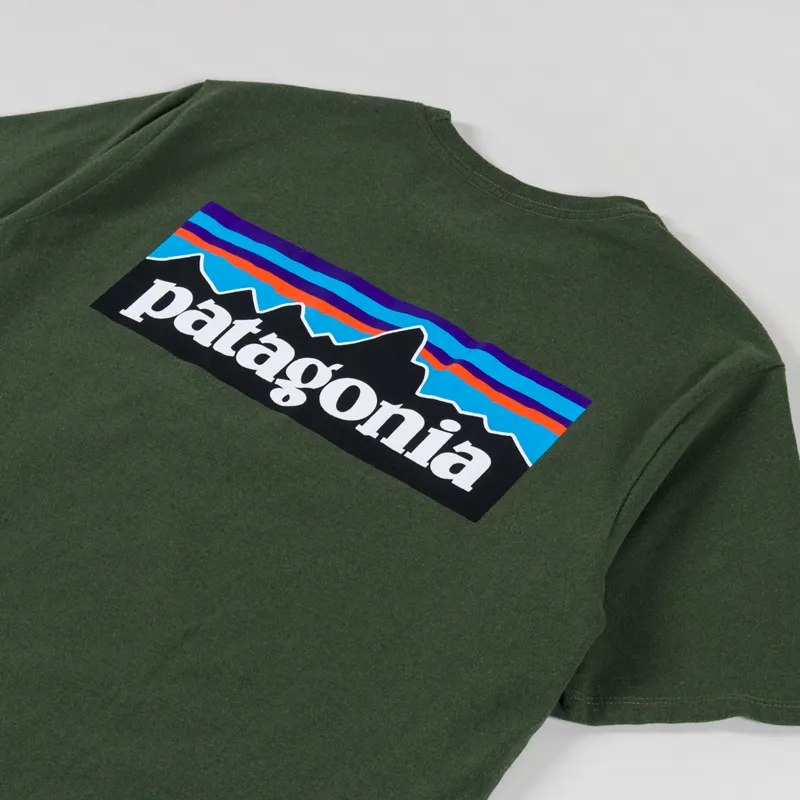 Patagonia P-6 Logo Responsibili-Tee Torrey Pine Green-4