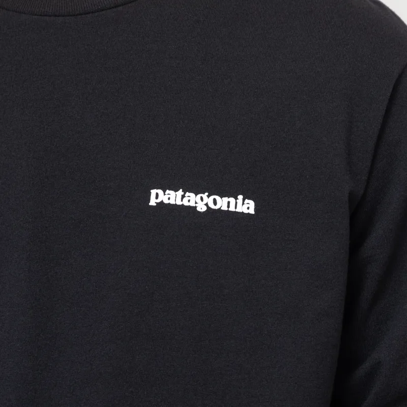 Patagonia Long Sleeve P-6 Logo Responsibili-Tee Black-6
