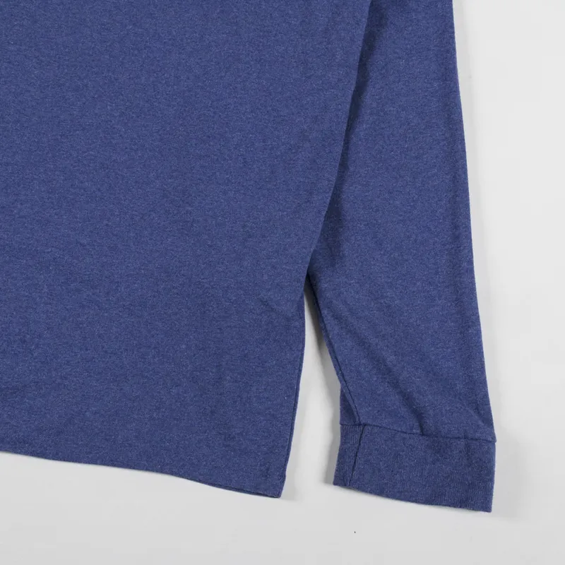 Patagonia Long Sleeve P-6 Logo Responsibili-Tee P6 Outline Current Blue-6