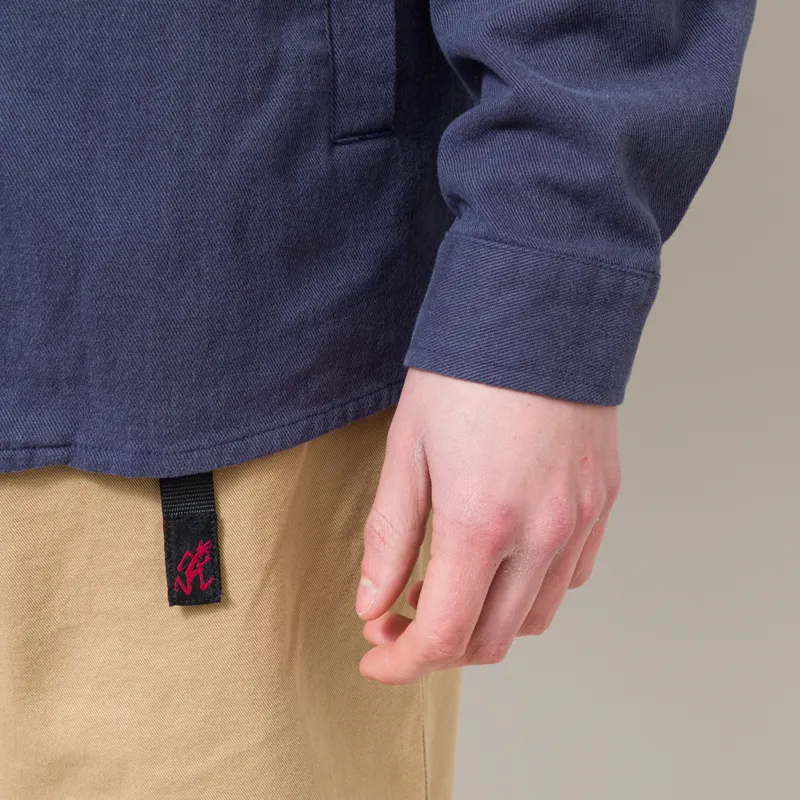 Revolution Zip Overshirt Dark Navy-9