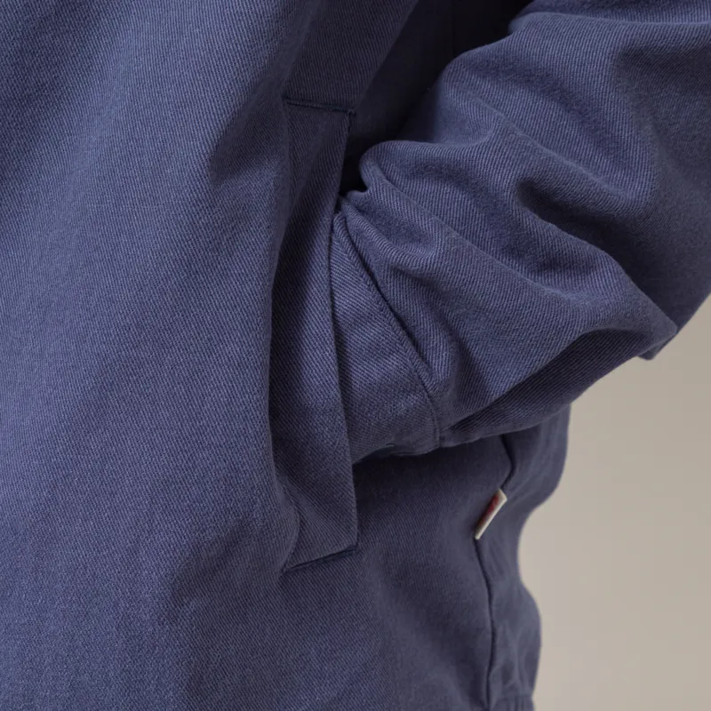 Revolution Zip Overshirt Dark Navy-8