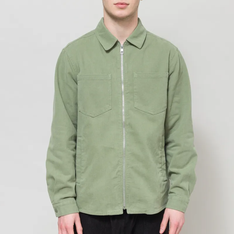 Revolution Zip Overshirt Light Army-2