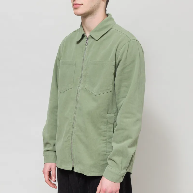 Revolution Zip Overshirt Light Army-3