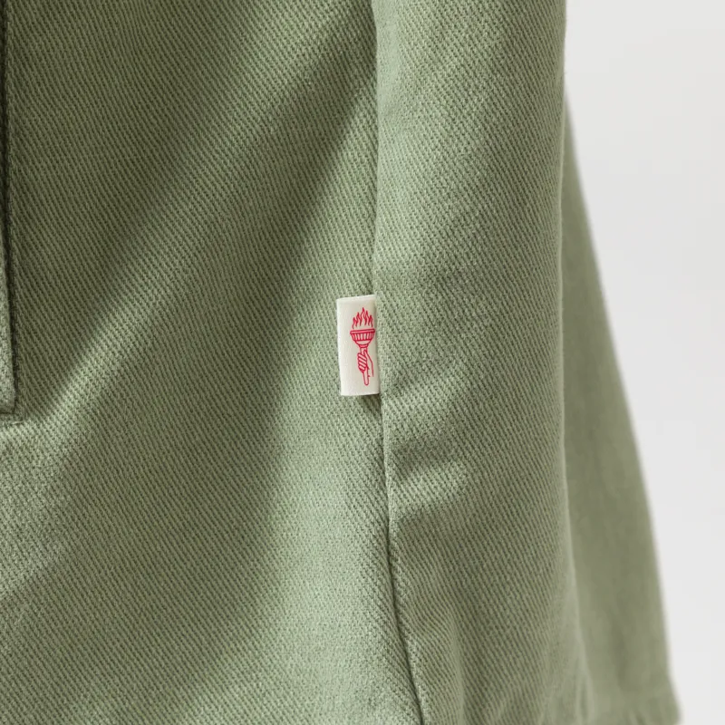 Revolution Zip Overshirt Light Army-11