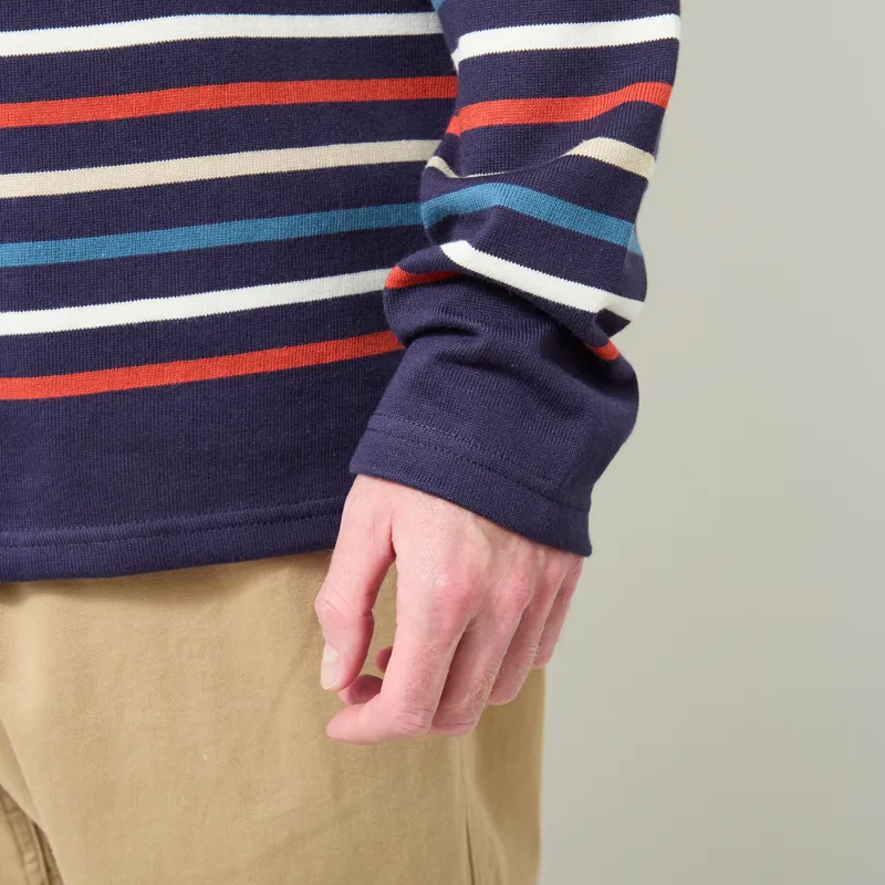 Armor Lux Striped Deauville T Shirt Navy-5