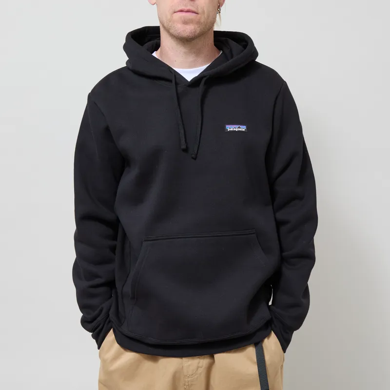 Patagonia P-6 Label Uprisal Hoodie Black