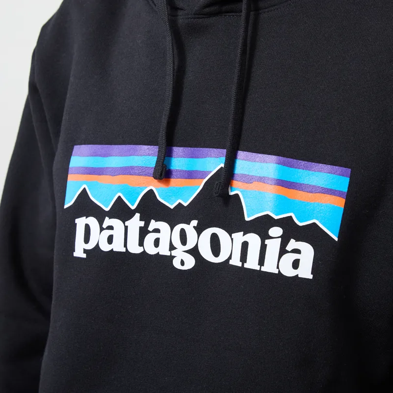 Patagonia P-6 Logo Uprisal Hoodie Black-2