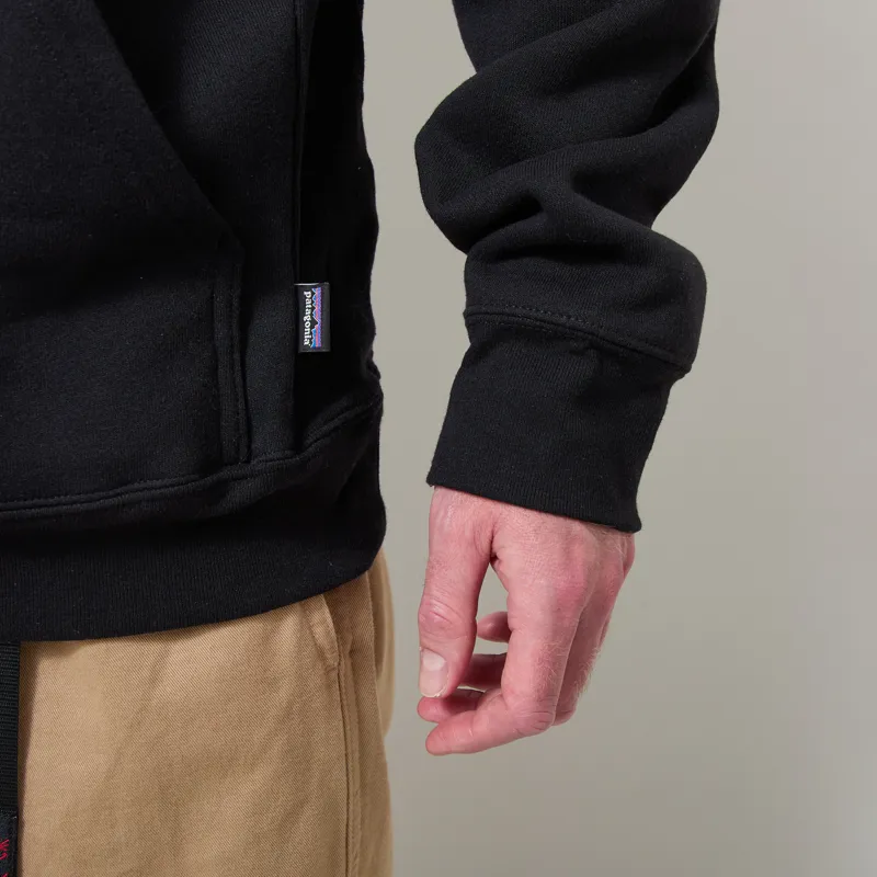 Patagonia P-6 Logo Uprisal Hoodie Black-4