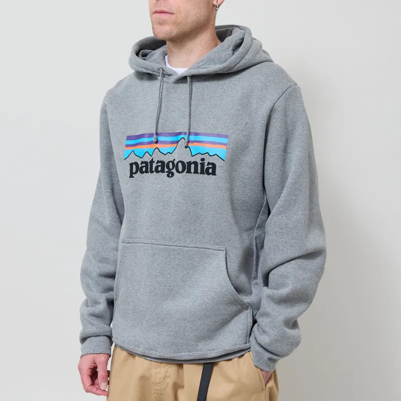 Patagonia P-6 Logo Uprisal Hoodie Gravel Heather