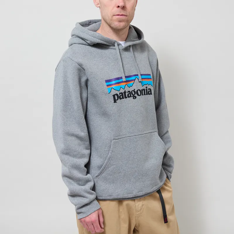 Patagonia P-6 Logo Uprisal Hoodie Gravel Heather-2