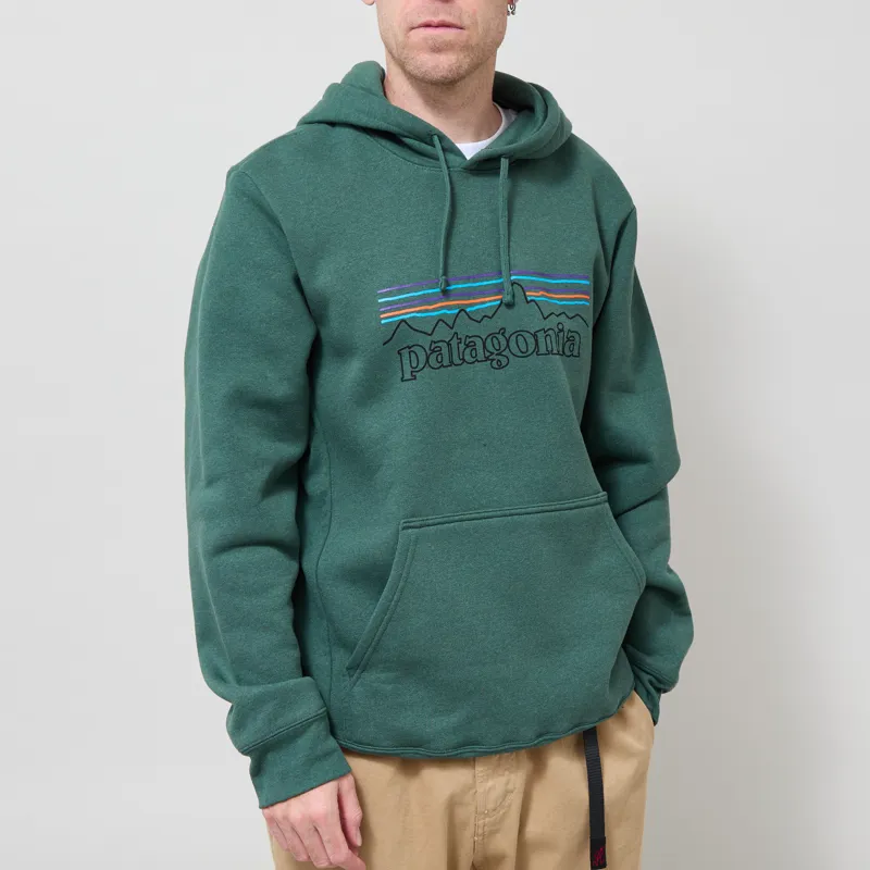 Patagonia P-6 Logo Uprisal Hoodie P-6 Outline Canopy Green-2