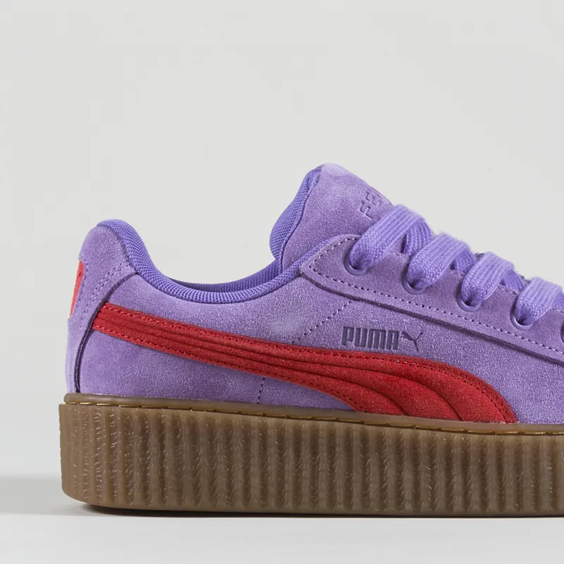 Puma x Fenty Creeper Phatty Sneakers Lavendar Alert Burnt Red-5