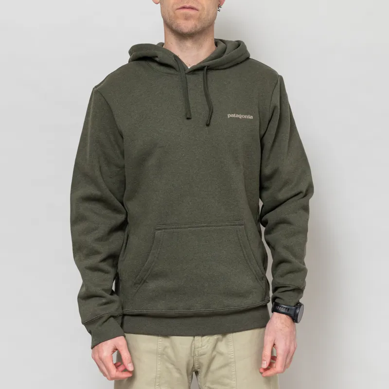 Patagonia Boardshort Logo Uprisal Hoodie Basin Green-3