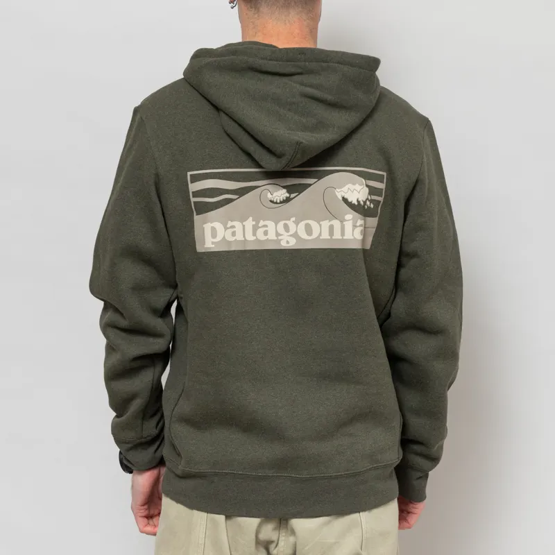 Patagonia Boardshort Logo Uprisal Hoodie Basin Green