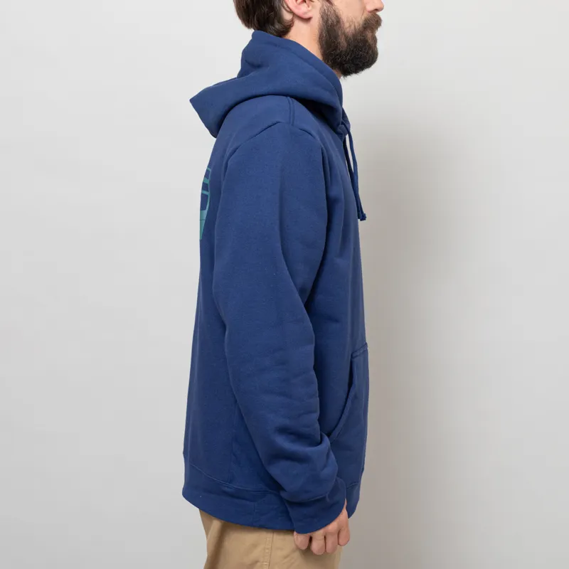 Patagonia Boardshort Logo Uprisal Hoodie Clement Blue-1