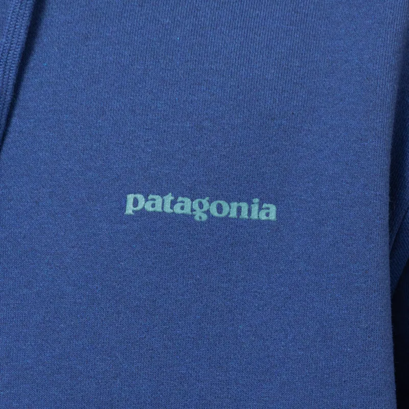 Patagonia Boardshort Logo Uprisal Hoodie Clement Blue-8
