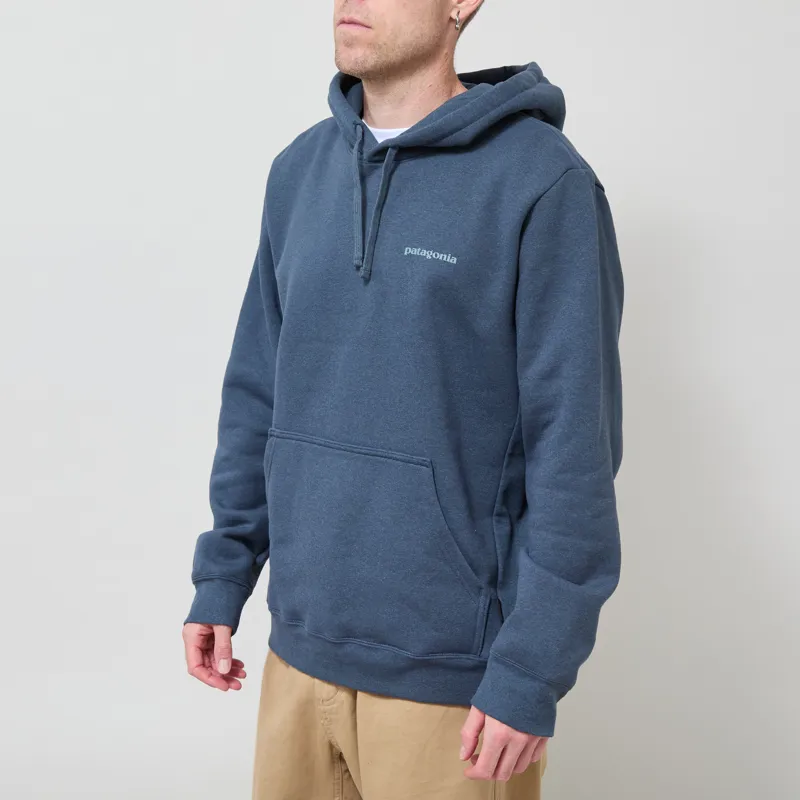 Patagonia Boardshort Logo Uprisal Hoodie Summit Blue-1