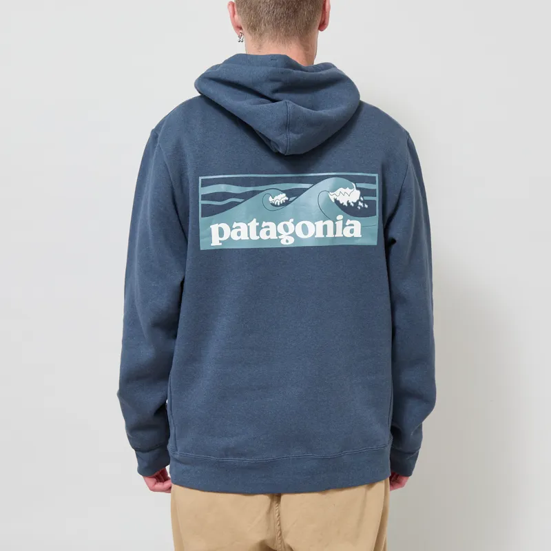 Patagonia Boardshort Logo Uprisal Hoodie Summit Blue
