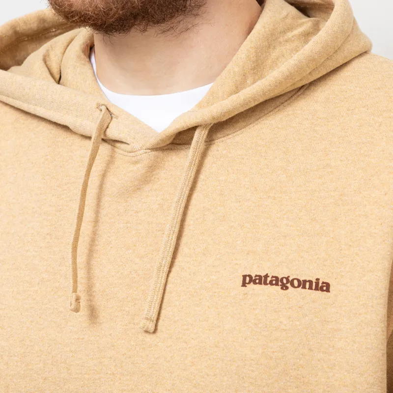 Patagonia Boardshort Logo Uprisal Hoodie Talon Gold-6
