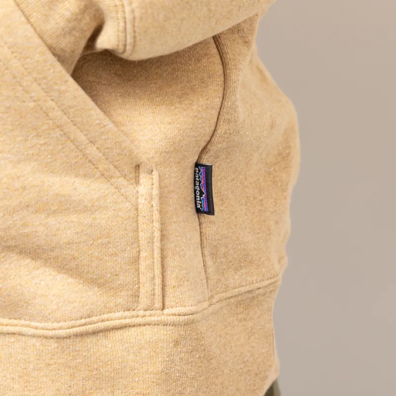 Patagonia Boardshort Logo Uprisal Hoodie Talon Gold-8