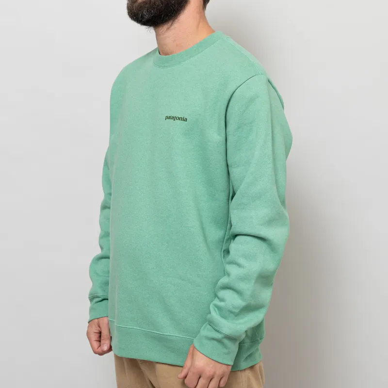 Patagonia Fitz Roy Icon Uprisal Crew Sweatshirt Ellwood Green-1