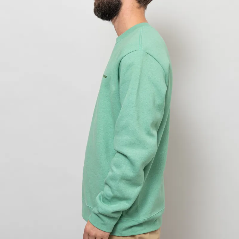 Patagonia Fitz Roy Icon Uprisal Crew Sweatshirt Ellwood Green-2