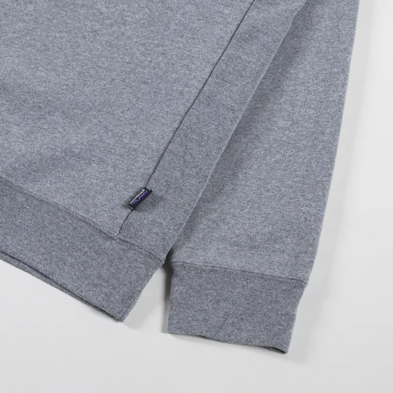 Patagonia Fitz Roy Icon Uprisal Crew Sweatshirt Gravel Heather-6