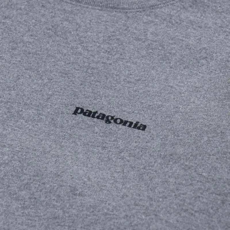 Patagonia Fitz Roy Icon Uprisal Crew Sweatshirt Gravel Heather-4