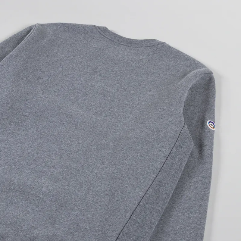 Patagonia Fitz Roy Icon Uprisal Crew Sweatshirt Gravel Heather-3