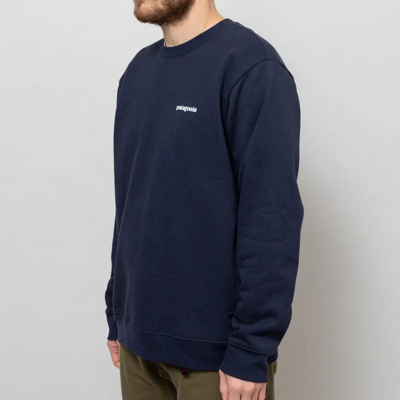 Patagonia Fitz Roy Icon Uprisal Crew Sweatshirt New Navy-1