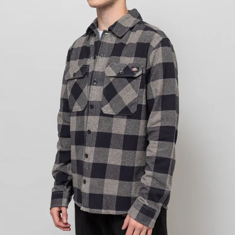Dickies Sacramento Shirt Grey Melange-1