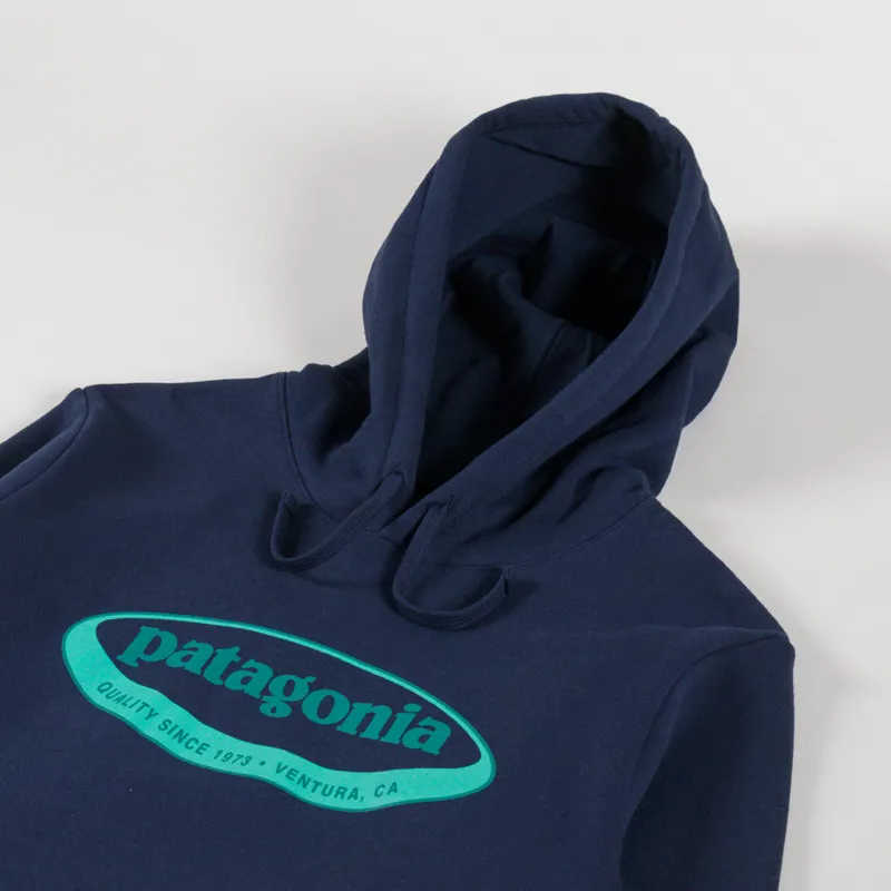 Patagonia '95 Oval Logo Uprisal Hoodie New Navy-2
