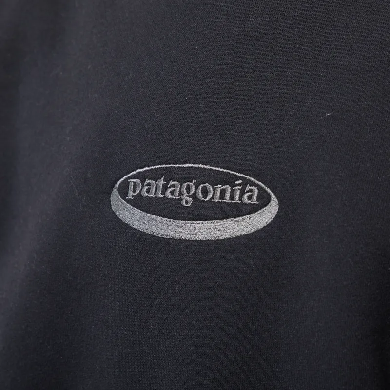 Patagonia 95 Oval Logo Uprisal Crew Black-4
