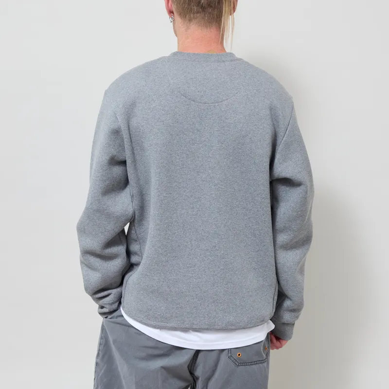 Patagonia 95 Oval Logo Uprisal Crew Gravel Heather-2